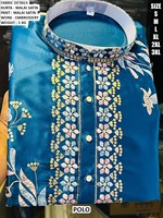 Kurta brodée Black Royale