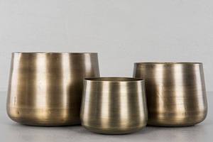 Macetero de Metal de Estilo Minimalista Contemporáneo con Soporte para Decoración de Sala de Estar, Balcón, Patio y Jardín - Product Image 6