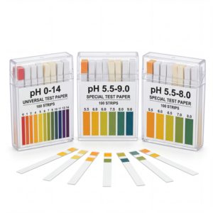 Universelle <span class=keywords><strong>pH</strong></span>-Teststreifen 0-14 Vollbereichs-Indikatorpapier für Wasser, Pool, Aquarium, Boden, Kosmetik, 100 Streifen, Präzise Schnelle Ergebnisse - Product Image 1