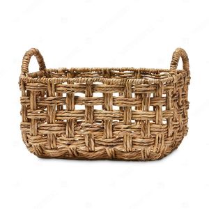 COUNTER SORT <b>Woven</b> <b>Basket</b> Hyacinth <b>Basket</b> Storage Organization Bin Display Tray - Product Image 3