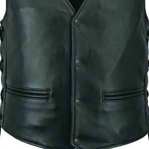Chaleco de Cuero Transpirable de Alta Calidad para Hombre, Ropa de Abrigo Informal para Invierno, Servicio OEM - Product Image 6