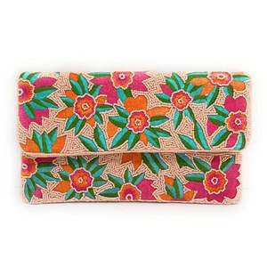 Bolso de mano tipo sobre con cuentas bordadas, el más vendido, para bodas, fiestas, de lujo, bandolera, étnico, a la moda, para mujer, bolso de noche - Product Image 4
