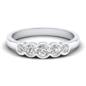 Anillo de compromiso de plata de ley 925 con moissanita REYES, precio al por mayor, minimalista, para mujer, anillo de boda, joyería fina para ella. - Product Image 5