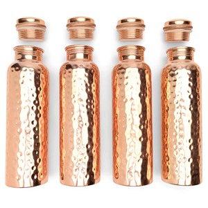Fancy Pure 1 piece <b>Copper</b> <b>Bottle</b> for <b>Drinking</b> Water Made in India Wholesale and Exporter - Product Image 1