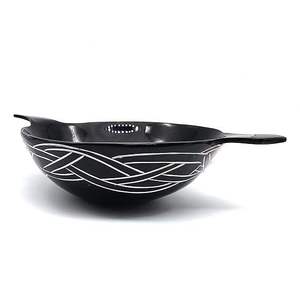 Ensemble attrape-rêves en corne de buffle polie, récipient décoratif naturel, écologique, fait main, décoration d'intérieur, cadeau de mariage, style ange - Product Image 3