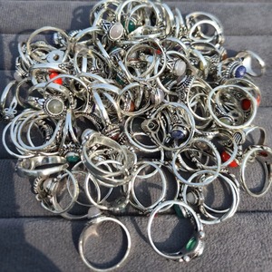 Best Quality Brass Real Natural Gemstone <b>Ring</b> Unisex Classic Healing <b>Crystal</b> Stone Jewelry Gift Birthday Anniversary Sale - Product Image 4