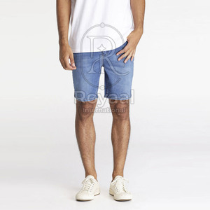 Shorts en jean pour hommes 100% coton, sur mesure, prix bas, best-seller, haute qualité - Product Image 4