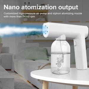 Wireless Rechargeable Nano Atomizing Gun Electronic Blue Light Fogger Fine Mist Aftershave <b>Spray</b> USB Powered Portable - Product Image 5