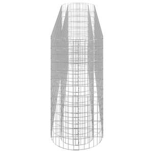 Grand lit de jardin surélevé en gabion en fer galvanisé durable argenté pour aménagements de jardin - Product Image 4