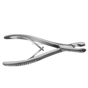 High Quality A-1 VERITAS Straight & Curved Luer Bone Rongeur Forcep Stainless Steel Bone Surgery Instrument | needle holder - Product Image 5