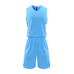 Conjuntos de Uniformes de Baloncesto Antibacterianos, Transpirables y de Secado Rápido para Hombre, Camiseta y Pantalones Cortos - Product Image 1