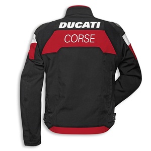เสื้อแจ็คเก็ตมอเตอร์ไซค์ Ducati รุ่น Men's Spring CE สำหรับผู้ชาย  วัสดุ Cordura ระบายอากาศได้ดี กันน้ำ พร้อมโลโก้ด้านหน้า และบริการ OEM สำหรับการเดินทางท่องเที่ยว - Product Image 2