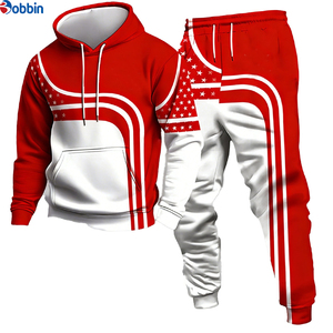 Chándal de invierno personalizado con logo, informal, de tejido grueso, con estampado 3D, creativo, artístico, de forro polar, unisex, transpirable, para exteriores, con capucha. - Product Image 6