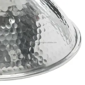 Coastal Luxury Metal Coffee <b>Table</b> with Hammered Finish Premium Designer Home Furniture - Product Image 4