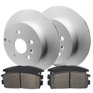 Kit di Riparazione Freni Premium con Pastiglie Ceramiche e Rotori Posteriori per Chevy Equinox GMC Terrain 2010-2017 - Product Image 1