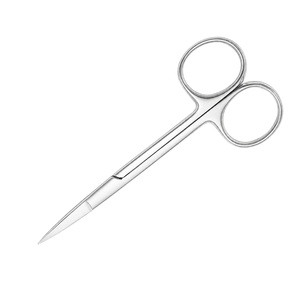 Ciseaux à iris droits manuels Ariston International Premium, micro-chirurgicaux, pour opérations oculaires, réutilisables, instrument médical OEM ODM - Product Image 1