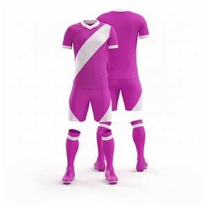 Tenue de football de qualité supérieure pour club, kit de match de football par sublimation |   Tailles pour hommes, femmes et jeunes |   Vêtements de sport légers et à séchage rapide - Product Image 4