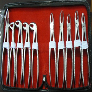 Surgi Right 10Pcs/Set <b>Electric</b> Dental Extraction Plier Forceps <b>Kit</b> CB Certified Ergonomic Grip 3 Jaw Positions-High Surgical - Product Image 6