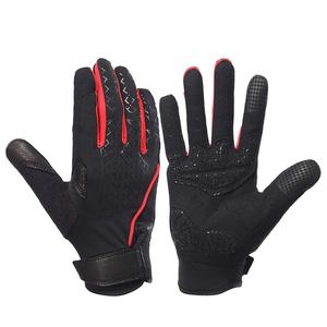 Levantamiento de pesas Gimnasio Entrenamiento Dedo completo con muñequera Guantes deportivos de fitness para mujer y hombre - Product Image 1