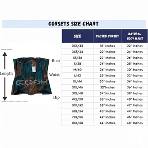 Corset imprimé sous la poitrine / Fournisseurs de corsets de mode et de corsets de maintien de la taille - Product Image 6
