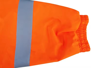 Gilet de sécurité haute visibilité OEM pour l'hiver, réfléchissant, classe 3 ANSI, imperméable, logo personnalisé, vêtements de travail pour la construction, protection extérieure - Product Image 4