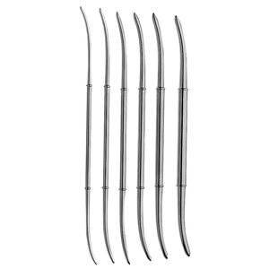 Surtechs Uterine Dilators Manual Double Ended Set 6 Dilators used in Post Radiation Therapy Stainless Steel - Product Image 5