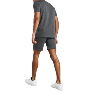 Conjunto de Verano para Hombre, Camiseta de Manga Corta y Pantalones Cortos, Transpirable, de Alta Calidad, Tallas Grandes, Estilo Casual, para Deporte - Product Image 4