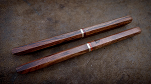 Ensemble de couteaux vikings forgés à la main, couteaux de chasse en acier carbone faits à la main avec fourreau en bois, ensemble de lames utilitaires de survie pour le bushcraft - Product Image 5