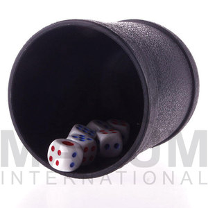 High Quality Custom Logo <b>Dice</b> Cup Made From Genuine Leather - Product Image 2