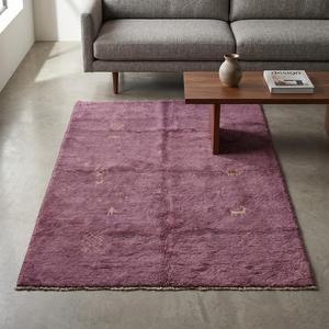 Alfombra de Lana Anudada a Mano de Alta Demanda con Patrón Floral y Textura Suave de Pelo Plano para Decoración de Sala de Estar y Dormitorio - Product Image 5