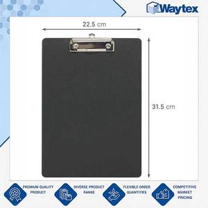 Proveedor de Primera Categoría que Vende Portapapeles de Polipropileno A4 de 2 mm, Ligeros y Resistentes - 22.5 x 31.5 cm - Negro para Compradores al por Mayor - Product Image 2