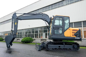 Miniexcavadora de 8 Toneladas HX80G con Control PLC, Alta Potencia de Excavación, Cucharón de 0.32m, Potencia de 46.3kW, para Desbroce Forestal - Product Image 5