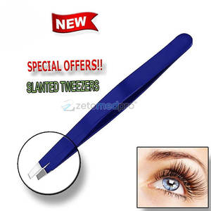 Pinzas de Acero Inoxidable para Cejas, Inclinadas, para Depilación de Precisión, Herramienta de Belleza - Product Image 6