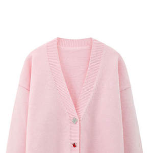 Cárdigan de Mujer, Tejido Suave, Cierre de Botones, Uso Diario Informal, Ligero y Cálido, Moda de Invierno - Product Image 2