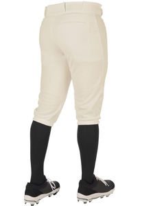 Men <b>Baseball</b> Pants White With Red Socks And Glove Moisture Wicking Full Sleeve Uniform Trousers Button Fly Pockets - Product Image 2
