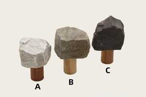 Porte-manteau mural Art Déco en marbre naturel, artisanal et écologique TCE – Accessoire mural haut de gamme pour la maison, l'hôtel et le commerce de détail - Product Image 3