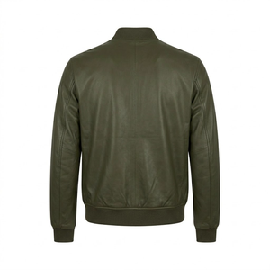 Blouson en cuir sur mesure pour homme |   Fabricant de vêtements haut de gamme, respirants, élégants et très demandés - Product Image 2