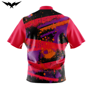 Wholesale Mens <b>Bowling</b> Shirt High Quality Quick Dry Design Custom Sublimation <b>Bowling</b> Jerseys Wholesale Quarter Zipper - Product Image 2