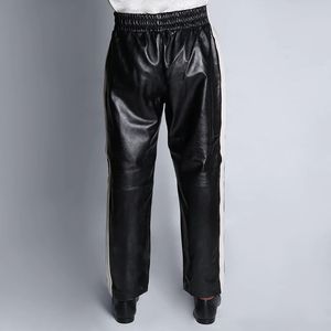 กางเกงหนังแท้สำหรับผู้ชาย - Product Image 4