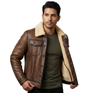 Chaqueta de Mezclilla para Hombre, Poliéster/Algodón, Cuello Redondo, Logotipo Frontal, Resistente al Viento, Corte Regular, Otoño - Product Image 5