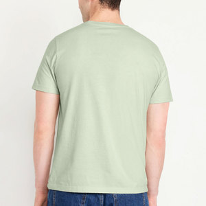 T-shirt noir personnalisé professionnel, vêtements décontractés unisexes, t-shirt 100% coton, col rond, manches courtes - Product Image 6