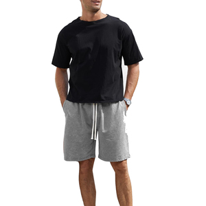 Nouvelle Arrivée Shorts Homme Effet Délavé Acide Polaire Personnalisable Style Vintage High Street - Product Image 1