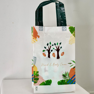 Bolsa de Mano Mini de Tela No Tejida Biodegradable de Alta Calidad, con Cordón, Impresión de Serigrafía, Logotipo Personalizado, Artesanías al por Mayor - Product Image 4