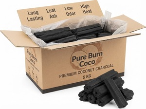 Charbon de coco en briquettes hexagonales, marque privée OEM, combustible pour barbecue destiné aux marchés internationaux - Product Image 5