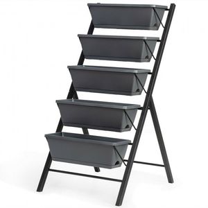 Jardinera Vertical Elevada de 4 pies y 5 Niveles para Patio o Balcón - Product Image 5