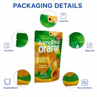 Sachets refermables personnalisés imprimés numériquement pour emballage de noix mélangées, noix enrobées de sucre, noix grillées et snacks