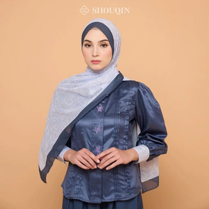 ผ้าคลุมศีรษะมุสลิม SHOUQIN Arabelle พรีเมียม ชีฟอง ปาชมินา น้ำหนักเบา ระบายอากาศได้ดี นุ่มสบาย ป้องกันแบคทีเรีย - Product Image 3