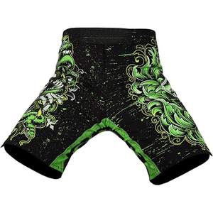 กางเกงขาสั้นออกกำลังกาย MMA สำหรับผู้ชาย สวมใส่ได้ทั้งกลางแจ้งและในยิม มีกระเป๋า สไตล์ลำลอง ผลิตจากโพลีเอสเตอร์ 100% - Product Image 2