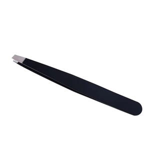 Pinza de Cejas Inclinada de Acero Inoxidable Personalizada de Alta Precisión para Depilar Pelo Fino, Ligera y Reutilizable - Product Image 4