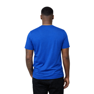 T-shirt en chenille bleu roi uni Phi Beta Sigma pour homme – Tissu premium, coupe confortable – Vêtement décontracté pour fraternité grecque - Product Image 2